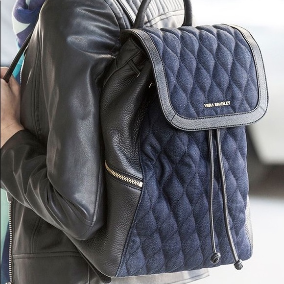 vera bradley leather backpack